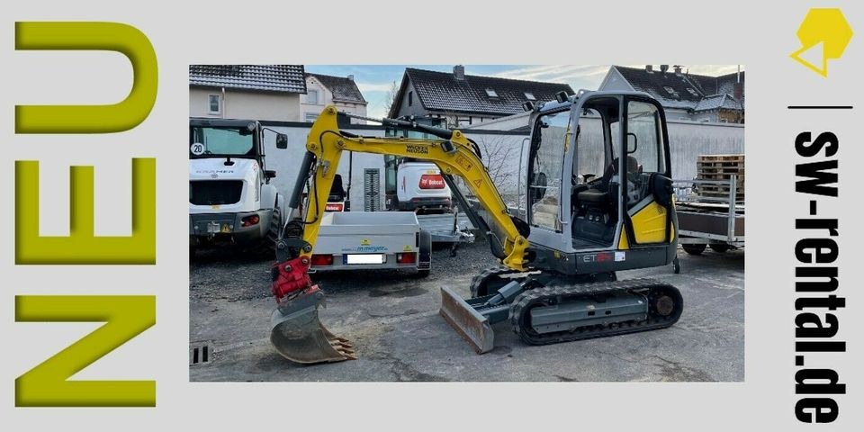 Minibagger Wacker ET24 2,5t Tag mieten bei SW-Indutec