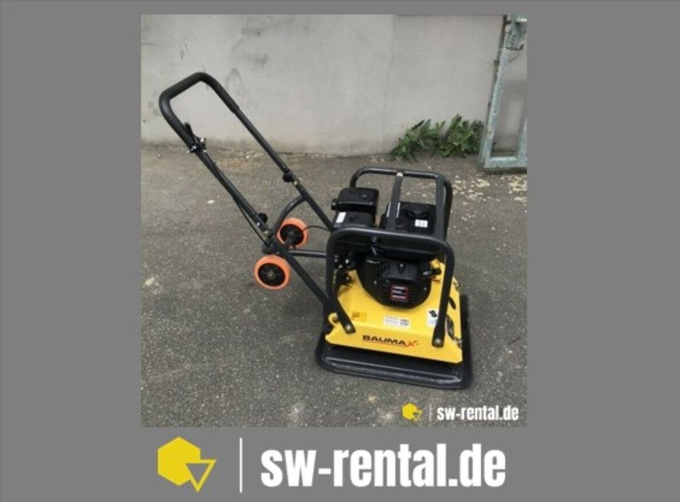 Rüttelplatte 100kg 20kN Tag mieten in Lohmar – für Pflaster & Terrasse