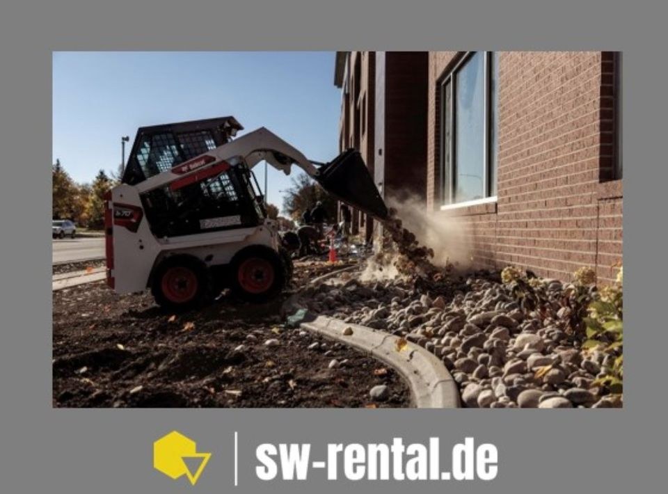 Kompaktlader Bobcat S70 mieten in Lohmar – für Schüttgut & Paletten