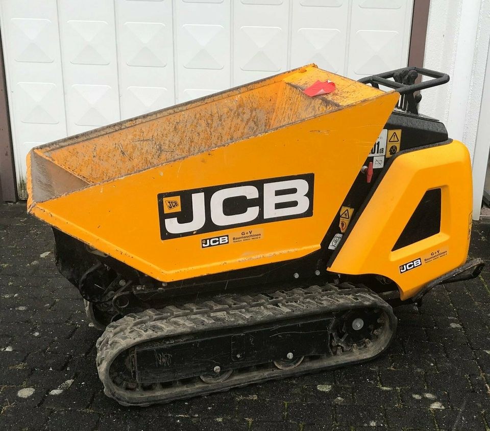 Kettendumper JCB HTD5 Tag mieten bei SW-Indutec – für Aushub & Schutt