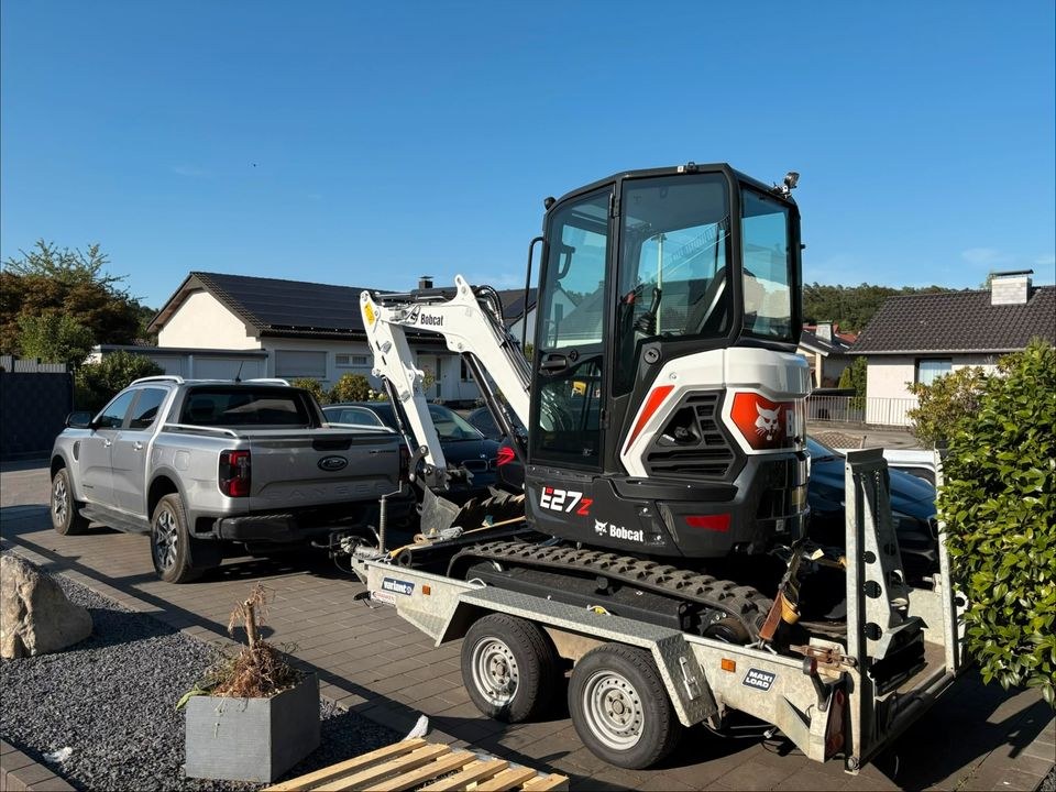 Minibagger Bobcat E27z mieten bei SW-Indutec