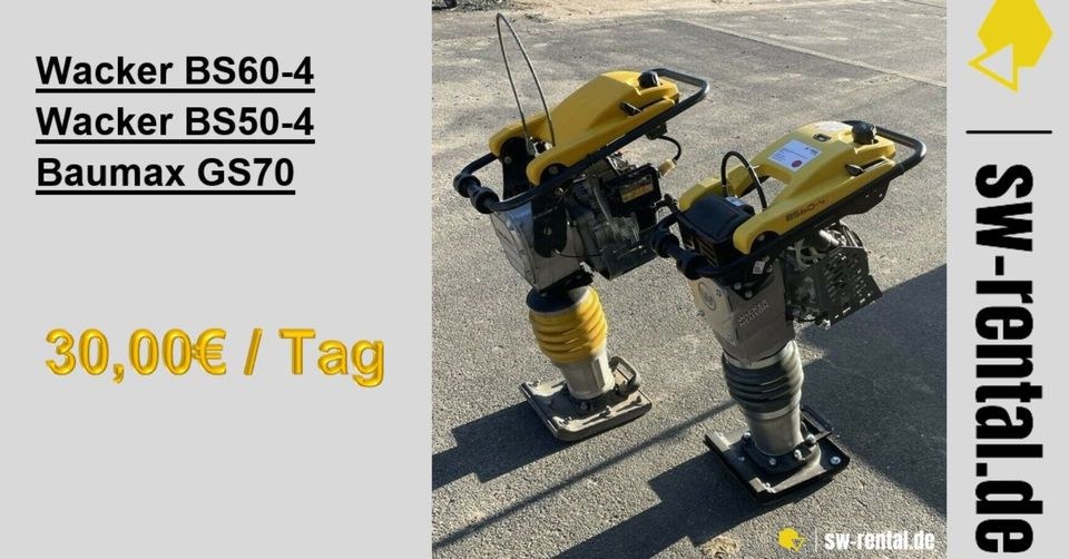 Stampfer 60 70kg mieten bei SW-Indutec – für Gräben & enge Stellen – 2