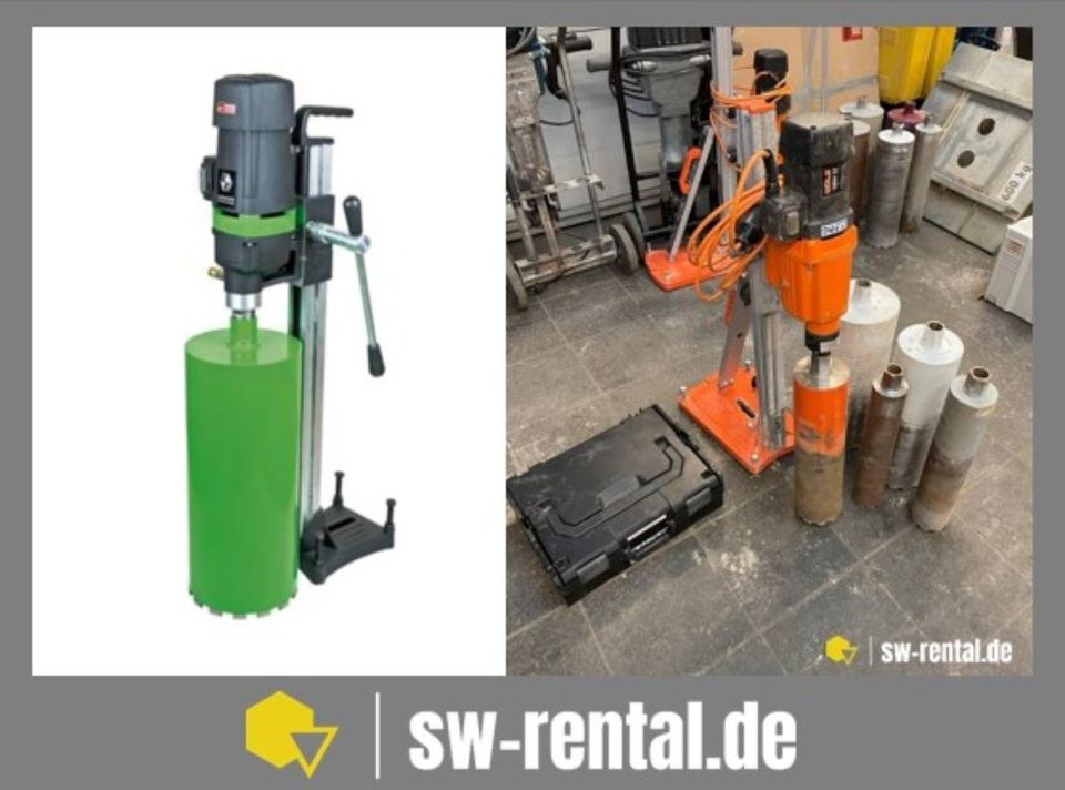 Kernbohrgerät mieten bei SW-Indutec – für Abbruch & Durchbruch