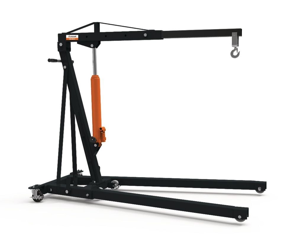 Werkstattkran Motorheber Motorkran mieten bei Take my Tool