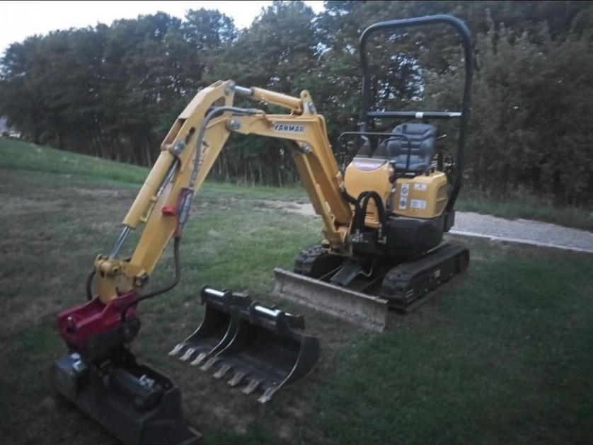 Minibagger 1T 2 T Kubota Yanmar mieten bei Terrastone / Baumaschinen – 3