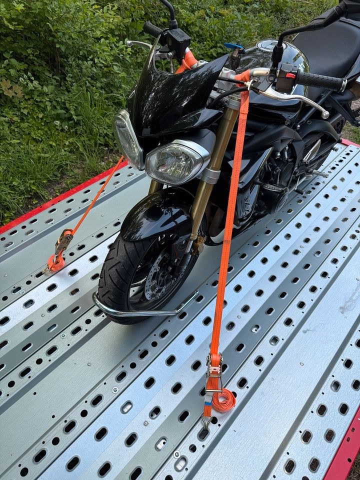 Motorrad Anhänger 3er 100KMH mieten bei TH Media – 3