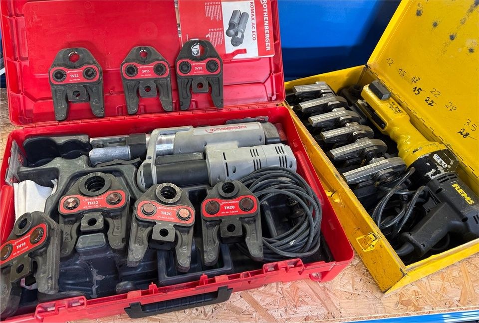 Fittingpresse Rohrpresse Presszange TH Kontur V mieten