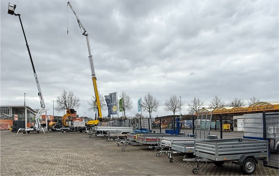 Anhänger flexibel Bau Garten mieten bei THIEL Maschinen-Miet-Service