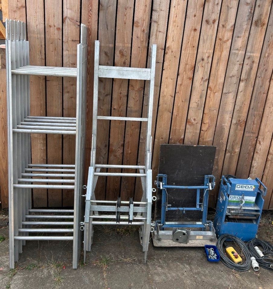 Dachdeckeraufzug Schrägaufzug GEDA 250 Lift mieten in Kamp-Lintfort – 2