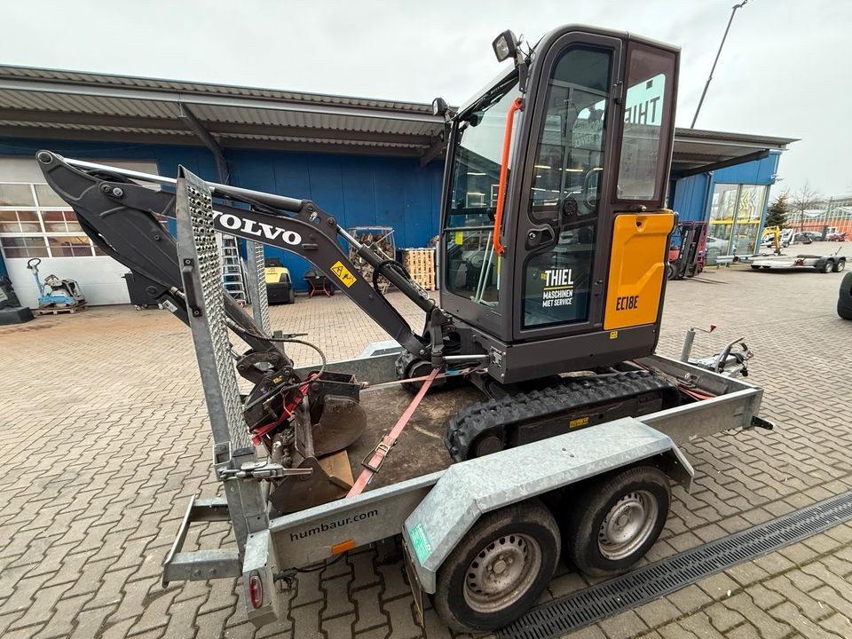 Volvo EC18E Minibagger kompakt leistungsstark mieten in Kamp-Lintfort – 2