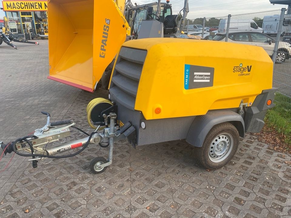 Atlas Copco Kompressor Anhänger mobiles mieten in Kamp-Lintfort