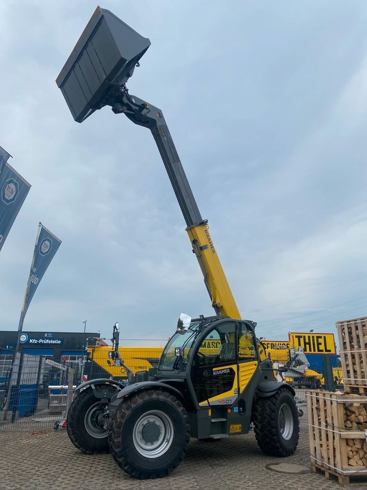 Kramer 4507 Teleskoplader Kraft Reichweite 7m mieten in Kamp-Lintfort