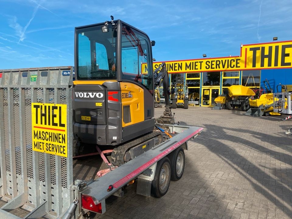 Volvo EC18E Minibagger kompakt leistungsstark mieten in Kamp-Lintfort