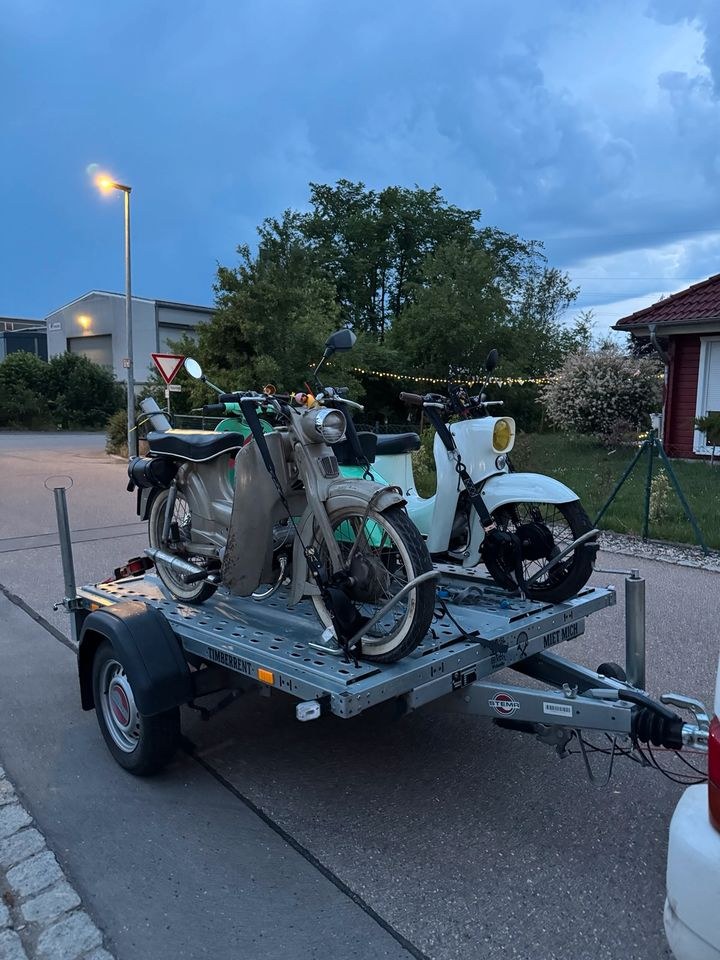 Motorrad Anhänger 3 Motorräder Transport 100kmh mieten in Illertissen