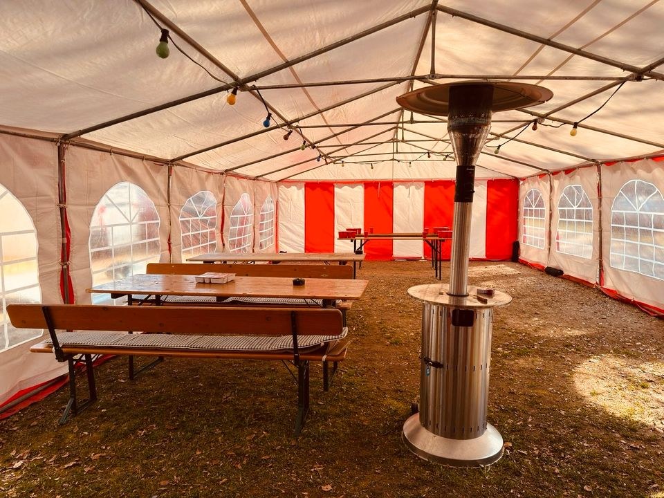 Partyzelt Festzelt 2x6x12m mieten in Illertissen – für große Feiern