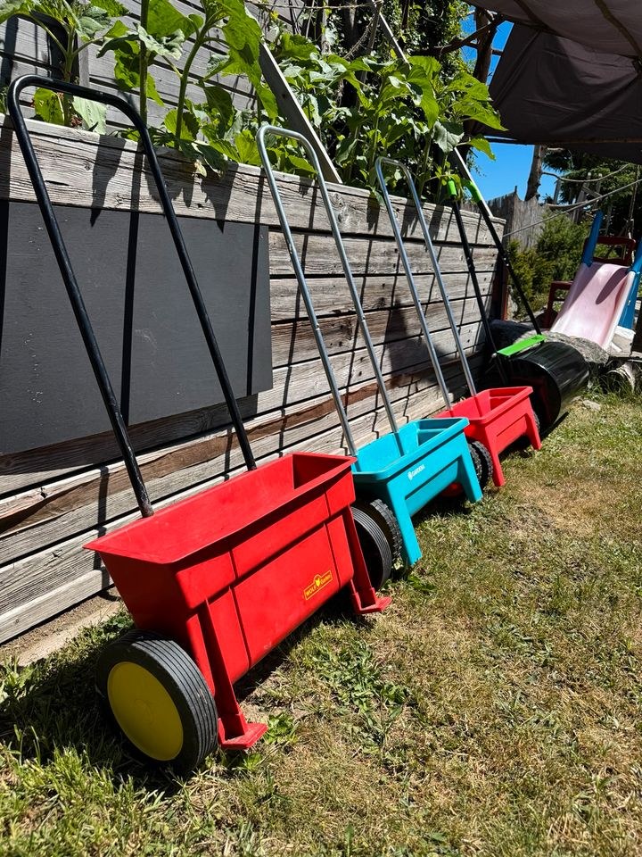 Rasenwalze Gras sähen Säwagen mieten in Illertissen – für ebenen Rasen – 4