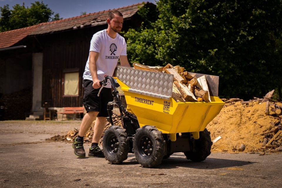 Mini Dumper Motorschubkarre Allrad mieten in Illertissen – 3