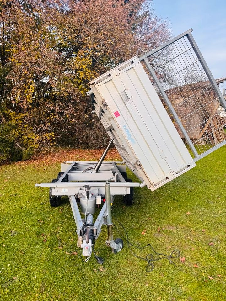 2.5t kipper kippanhänger,3 Seitenkipper mieten in Illertissen – 3