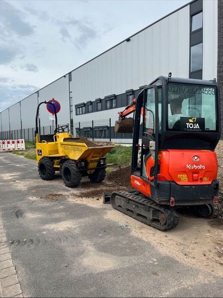 Minibagger Bagger Kubota KX018 4 mieten bei ToJa – 3