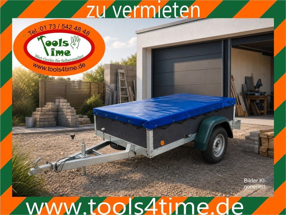 Anhänger Abdeckplane Schutt Bau mieten in Hemer – für Umzug & Baumarkt