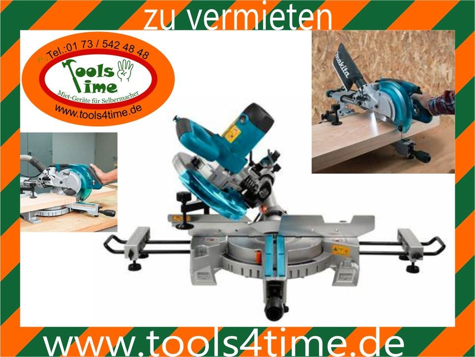 Kapp Gehrungssäge Makita Kappsäge mehr mieten bei Tools4Time