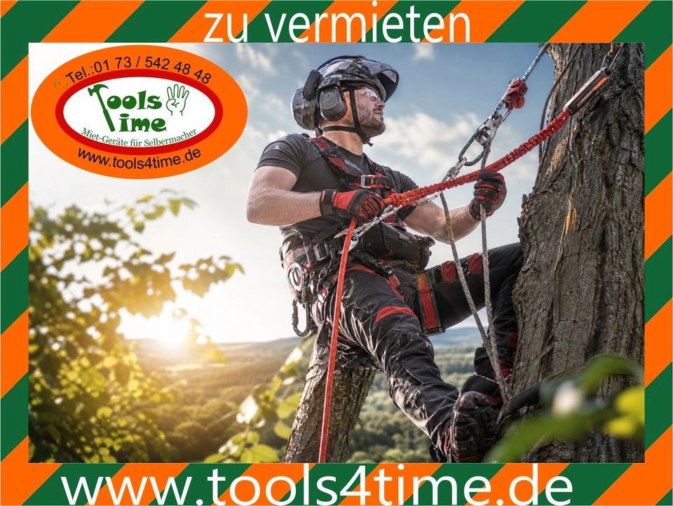 Absturzsicherung Klettergurt Fallschutz Seil mieten bei Tools4Time