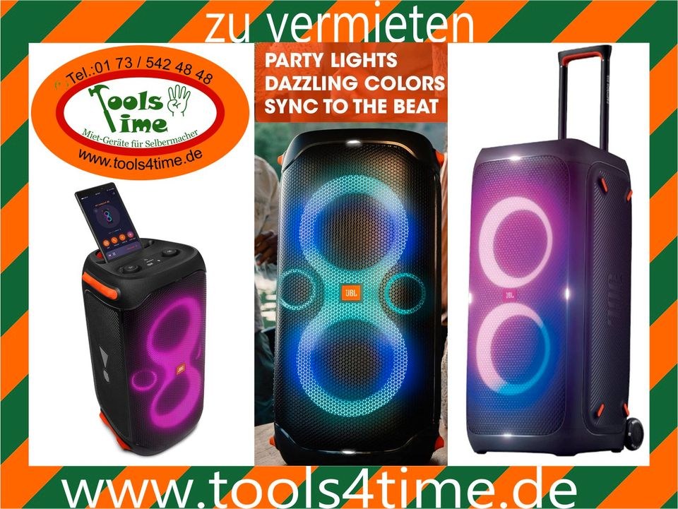 JBL PartyBox mieten bei Tools4Time – Party-Sound