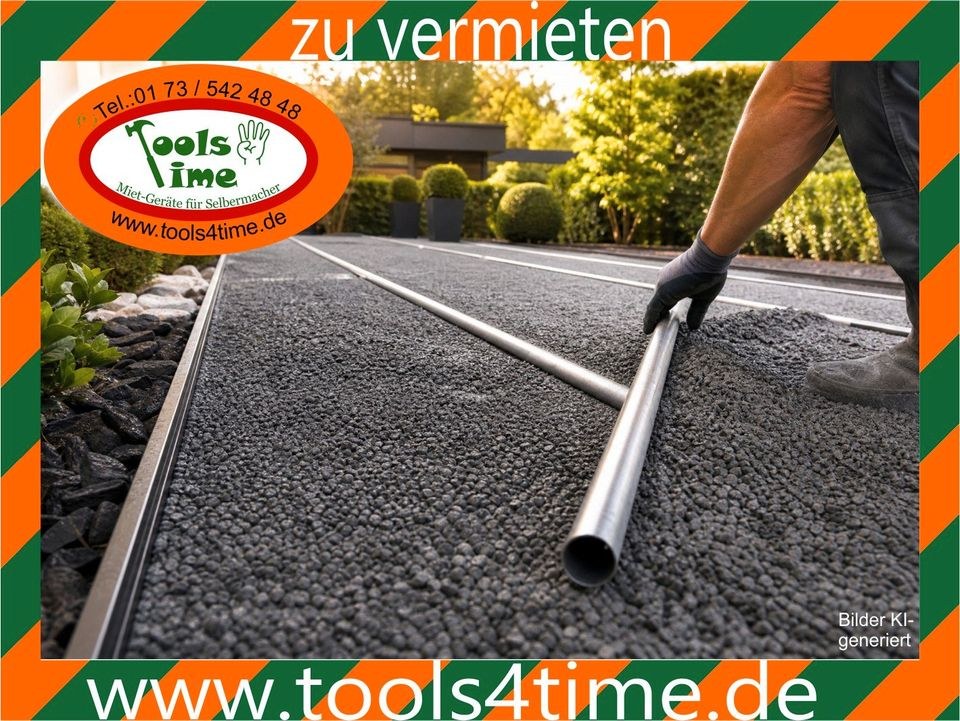 Abziehstangen Rundrohr Pflaster Terrasse mieten bei Tools4Time