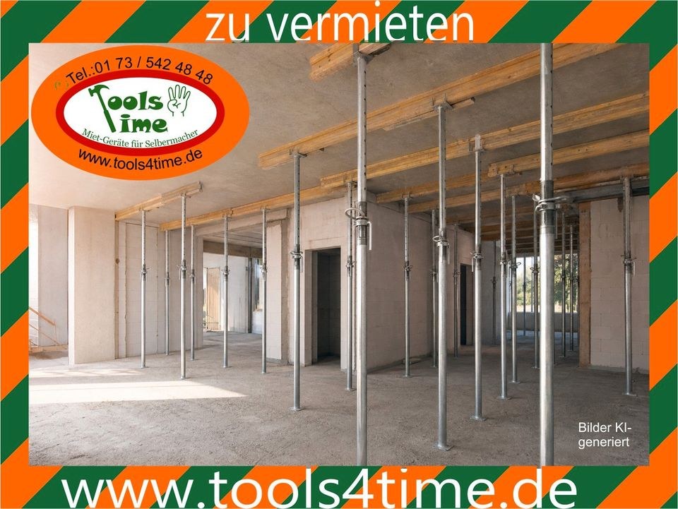 Baustützen Schalungsstützen Rohbau Deckenstützen mieten bei Tools4Time