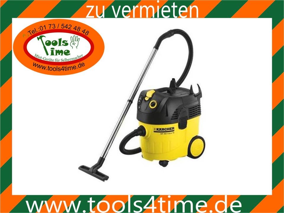Nass Trockensauger Kärcher Staubsauger mehr mieten bei Tools4Time
