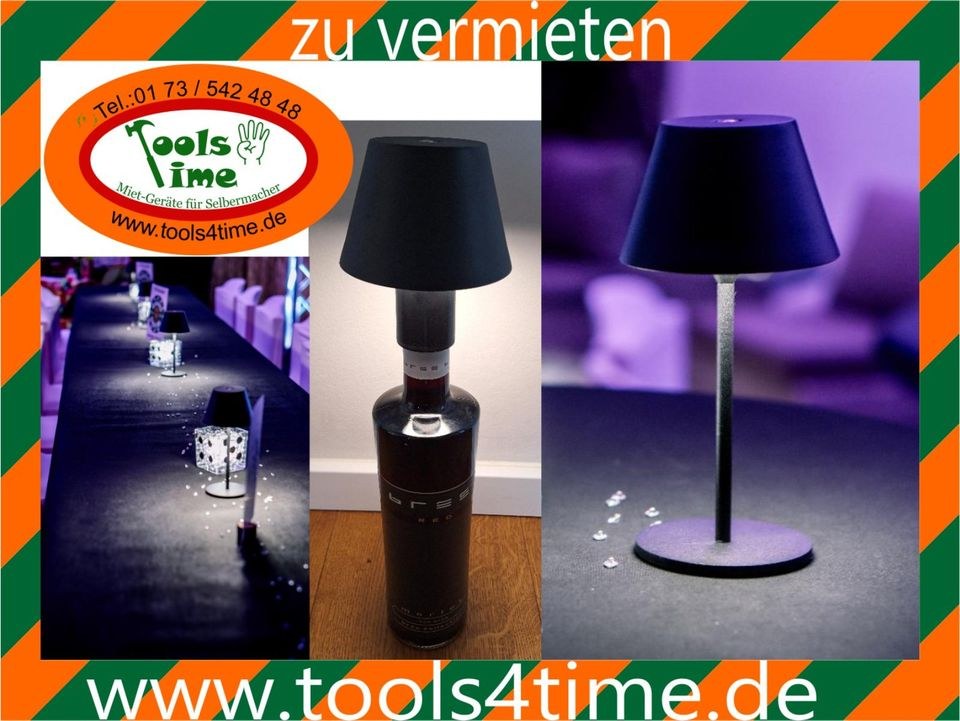 Tischlampe Deko LED Lampe USB mieten bei Tools4Time – für Ihr Fest