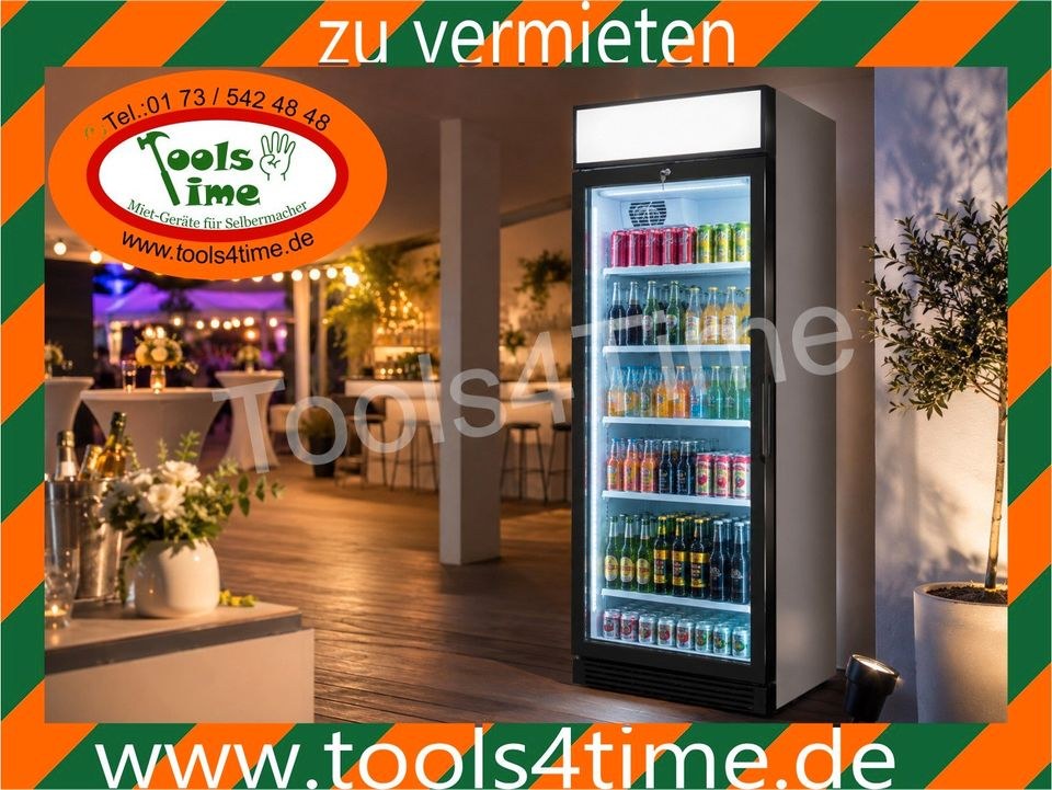 Getränkekühlschrank Glastürkühlschrak Fete mieten bei Tools4Time