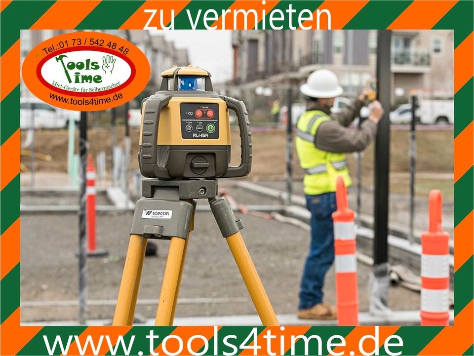 Rotationslaser Nivelliergerät Stativ weitere mieten bei Tools4Time