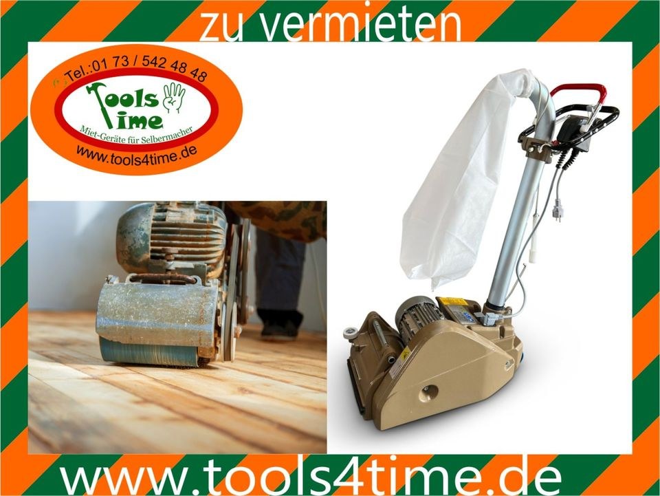Parkettwalzenschleifmaschine Parkettschleifer mieten bei Tools4Time