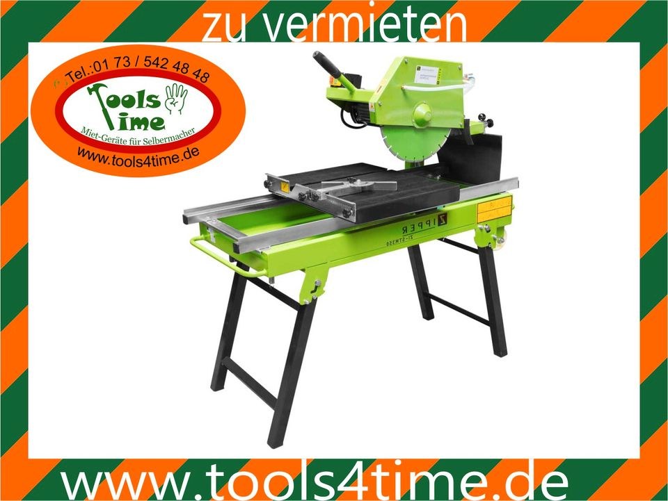 Nassschneidemaschine Steintrennmaschine Pflaster mieten bei Tools4Time