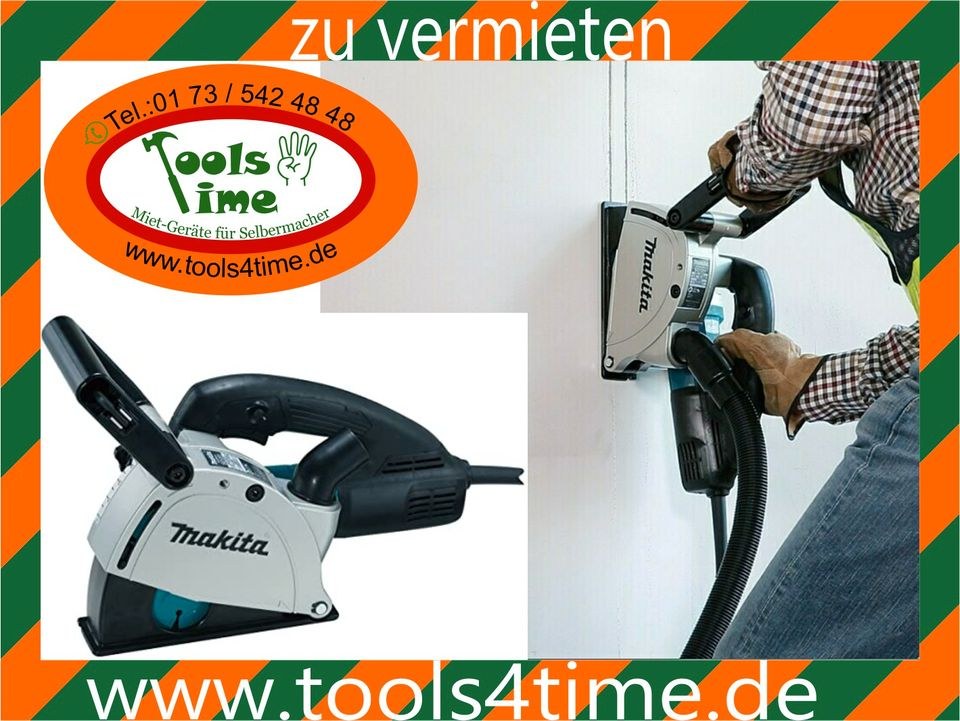 Mauernutfräse Kabel verlegen weitere Geräte mieten bei Tools4Time