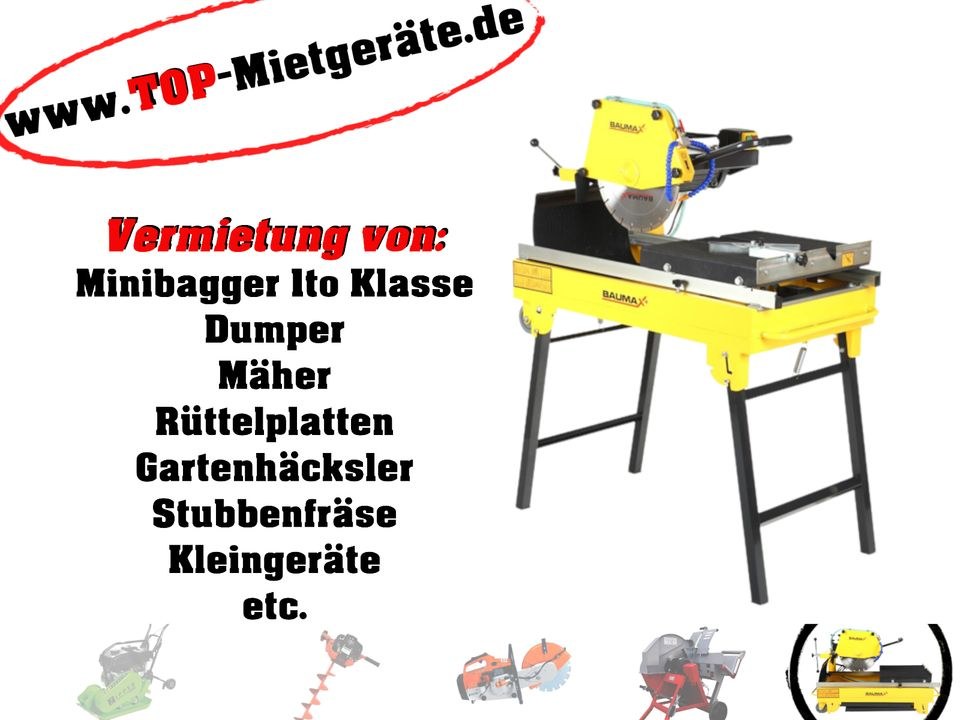 Nassschneidtisch Steinsäge mieten bei Top-Mietgeräte