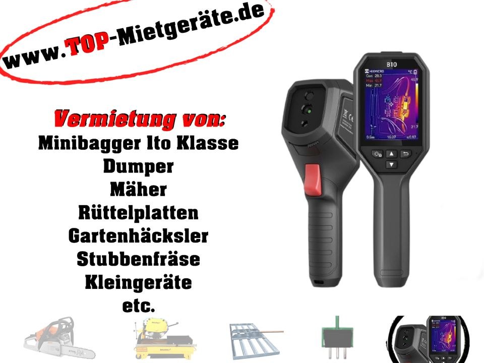 Wärmebildkamera mieten bei Top-Mietgeräte – für exakte Ergebnisse