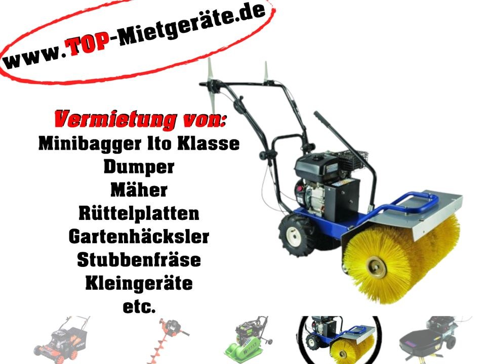 Benzin Kehrbürste mieten bei Top-Mietgeräte – Profi-Werkzeug auf Zeit