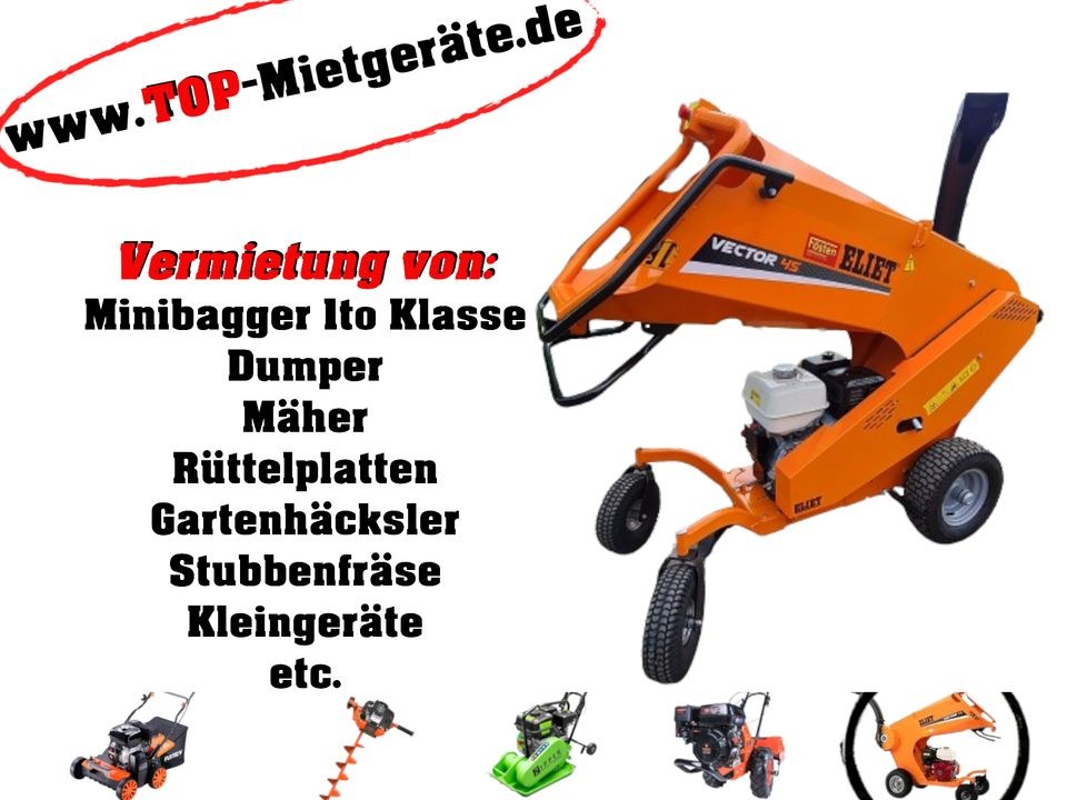 Profi Gartenhäcksler mieten in Wennigsen – für Ast- & Heckenschnitt
