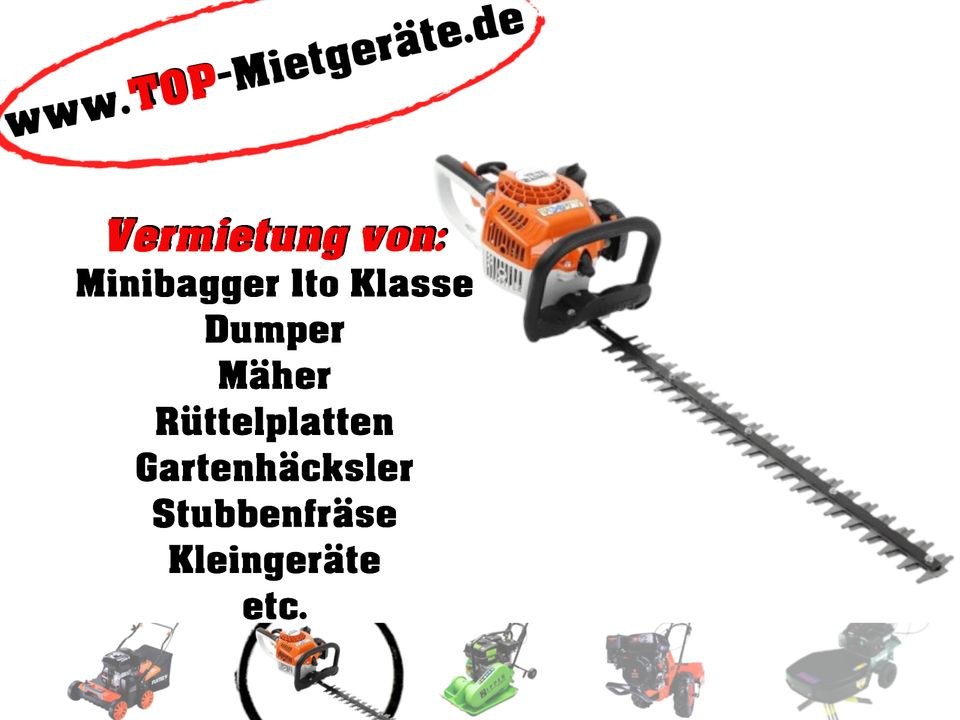 Stihl Benzin Heckenschere mieten bei Top-Mietgeräte