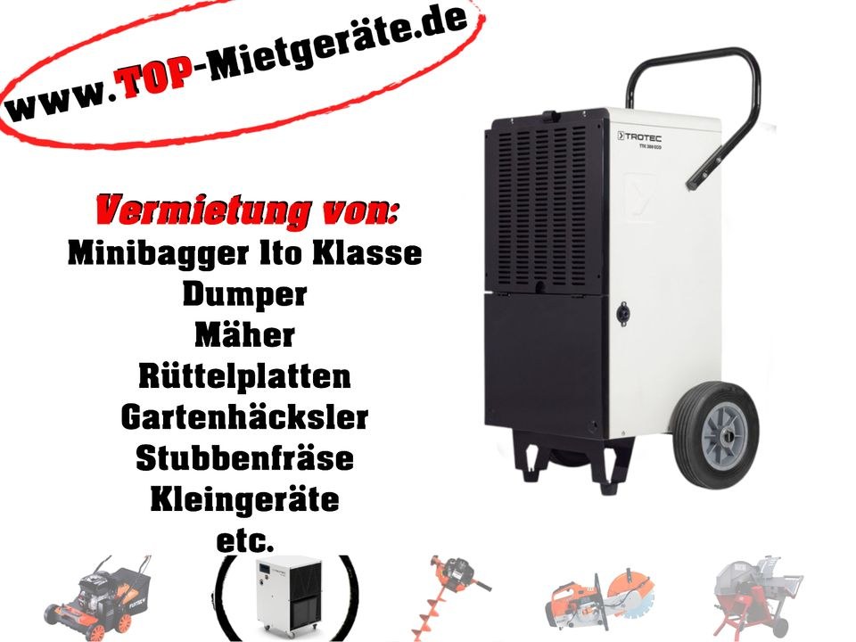 Bautrockner Luftentfeuchter TTK380Eco mieten bei Top-Mietgeräte