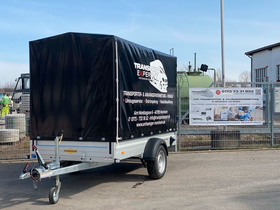 Planenanhänger Anhänger Plane Geschlossene mieten in Monheim am Rhein – 3