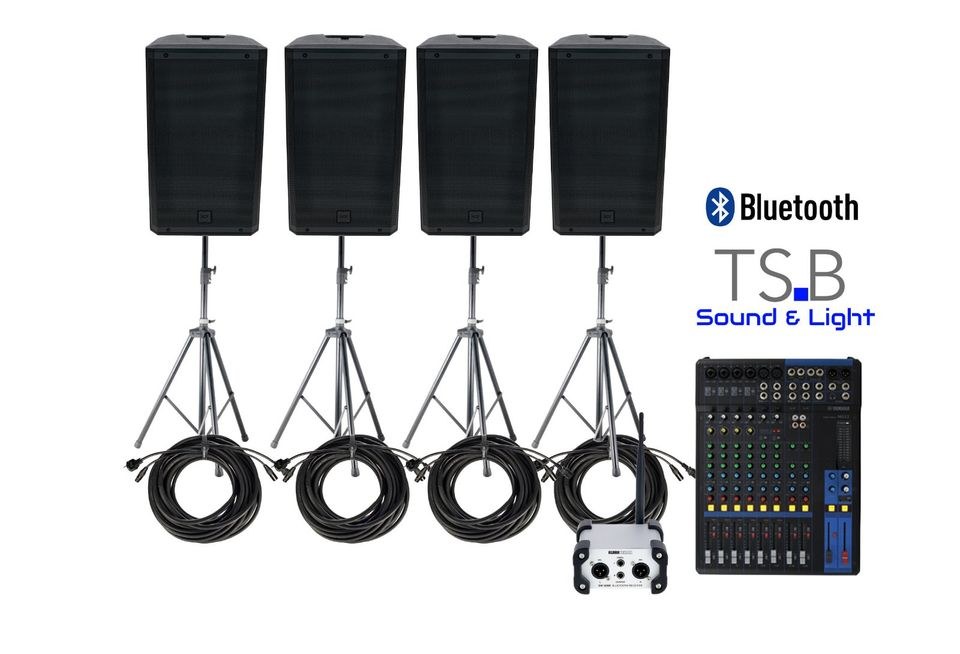 RCF Art 912 SET 4er PA Anlage mieten in Würselen – Party-Sound