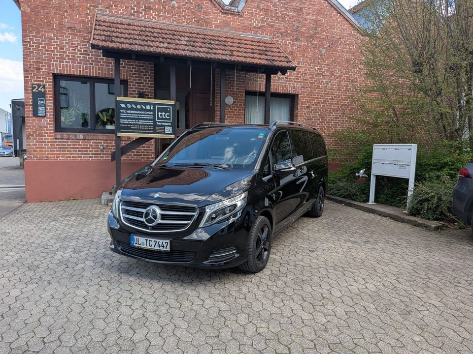 Mercedes Bus km frei extralang V Klasse Allrad mieten in Laichingen – 3