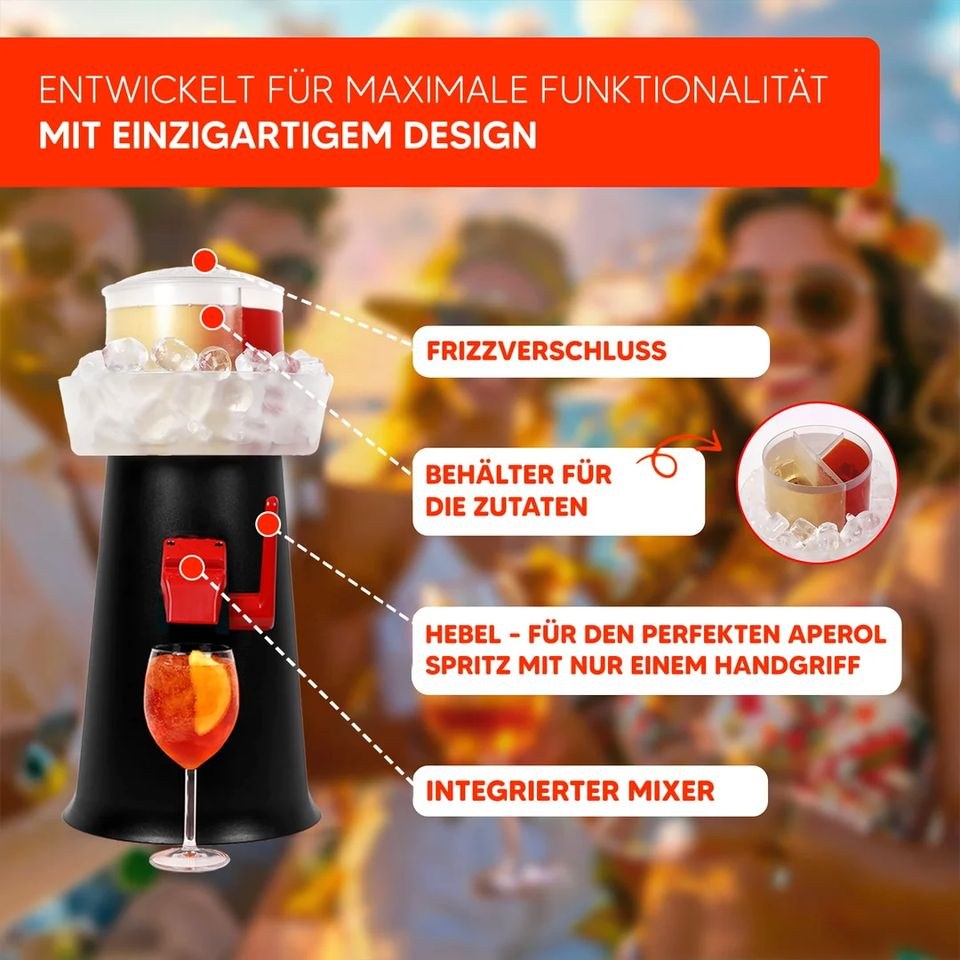 Aperol Spritz Maschine Sprizzer mieten in Weyhe – für Fest & Ausschank – 3