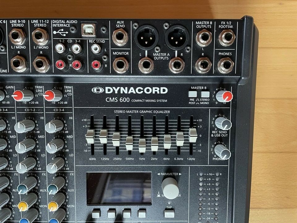 Dynacord CMS600 3 Mischpult analoger Mixer PA mieten in Kirchzarten – 4