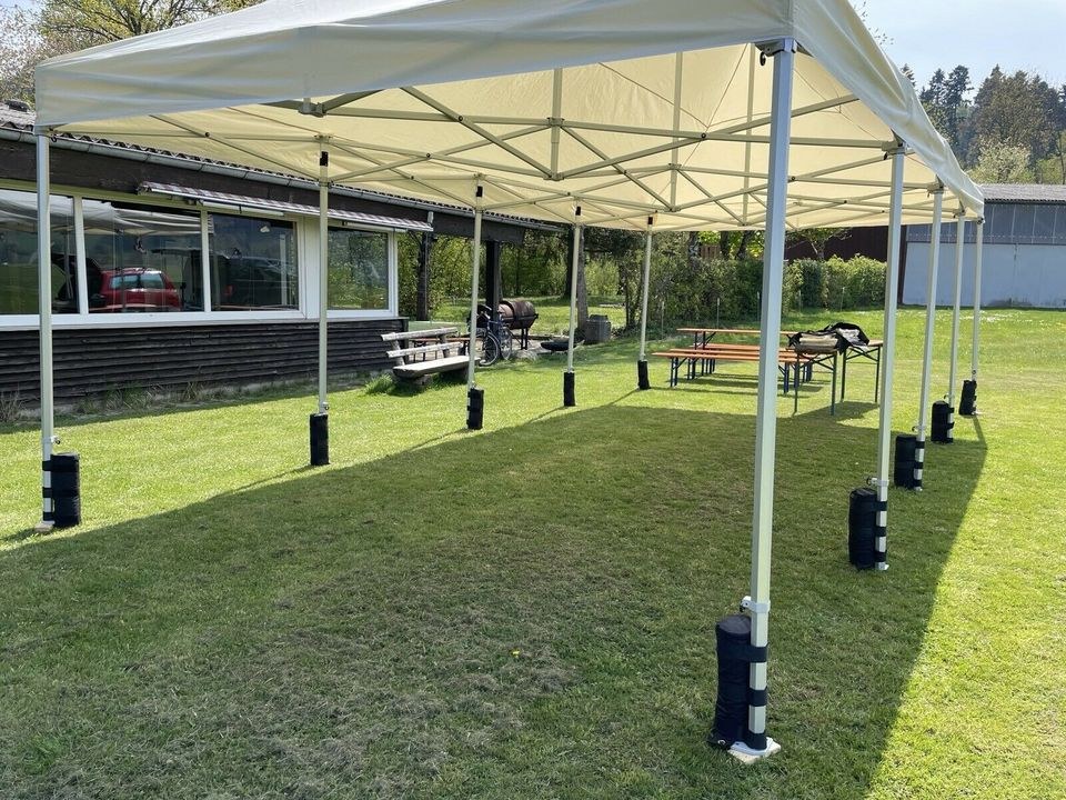 Zelt 4 x 8 Faltpavillon Partyzelt Gartenzelt mieten in Kirchzarten – 3