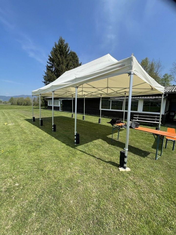 Zelt 4 x 8 Faltpavillon Partyzelt Gartenzelt mieten in Kirchzarten – 2