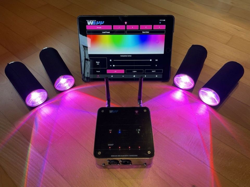 W APP Ape Labs Dekobeleuchtung Licht DMX mieten in Kirchzarten – 2